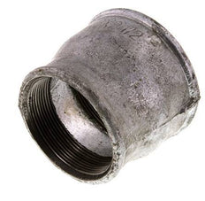 Rp 3'' x Rp 2 1/2'' Fonte zinguée Manchon rond 25 Bar