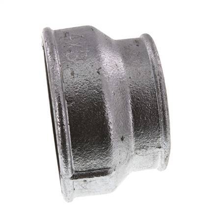 Rp 4'' x Rp 3'' Fonte zinguée Socle rond 25 Bar