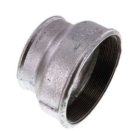 Rp 4'' x Rp 3'' Fonte zinguée Socle rond 25 Bar