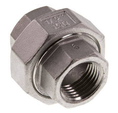 1/2'' NPT Mamelon double en acier inoxydable 3-pièces avec joint conique 16 Bar
