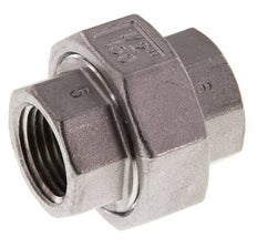 1/2'' NPT Mamelon double en acier inoxydable 3-pièces avec joint conique 16 Bar