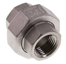 1/2'' NPT Mamelon double en acier inoxydable 3-pièces avec joint conique 16 Bar