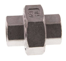 Rp 1/4'' Acier inoxydable Mamelon double 3-pièces avec joint conique 16 Bar