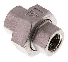 Rp 1/4'' Acier inoxydable Mamelon double 3-pièces avec joint conique 16 Bar