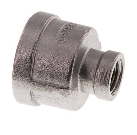 Rp 3/4'' x Rp 1/4'' Acier inoxydable Round Socket 16 Bar