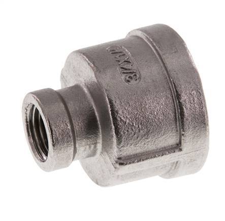 Rp 3/4'' x Rp 1/4'' Acier inoxydable Round Socket 16 Bar