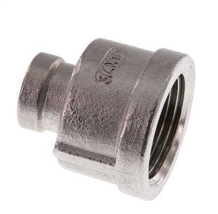 Rp 3/4'' x Rp 1/4'' Acier inoxydable Round Socket 16 Bar