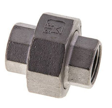 3/8'' NPT Mamelon double en acier inoxydable 3-pièces avec joint conique 16 Bar