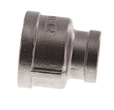 Rp 1'' x Rp 1/2'' Acier inoxydable Round Socket 16 Bar