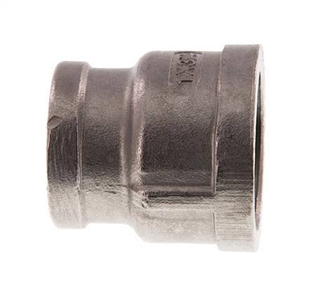 Rp 1'' x Rp 3/4'' Acier inoxydable Round Socket 16 Bar
