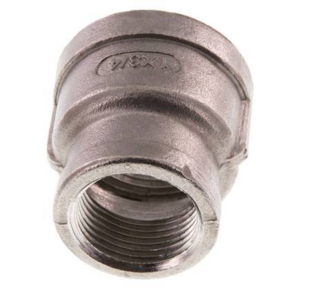 Rp 1'' x Rp 3/4'' Acier inoxydable Round Socket 16 Bar