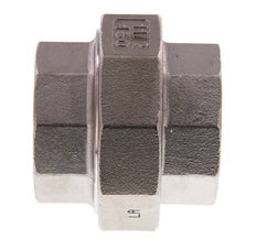 Rp 1 1/2'' Acier inoxydable Mamelon double 3-pièces avec joint conique 16 Bar