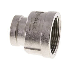 1 1/4'' NPT x 3/4'' NPT Acier inoxydable Round Socket 16 Bar