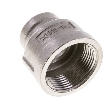 1 1/4'' NPT x 3/4'' NPT Acier inoxydable Round Socket 16 Bar