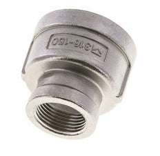 1 1/4'' NPT x 3/4'' NPT Acier inoxydable Round Socket 16 Bar