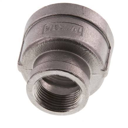 Rp 1 1/4'' x Rp 3/4'' Acier inoxydable Round Socket 16 Bar