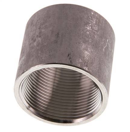 Rp 1 1/2'' x 54.5mm acier inoxydable soudure Socket 40 Bar DIN 2986 - 48mm
