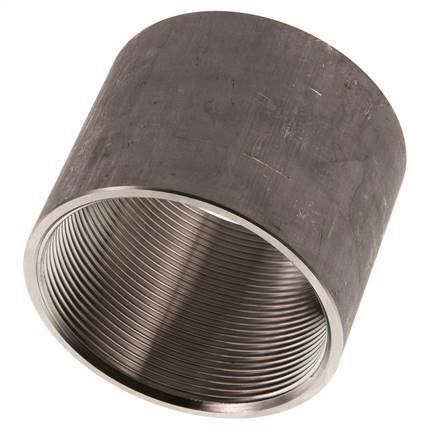 Rp 2 1/2'' x 82mm acier inoxydable soudure Socket 40 Bar DIN 2986 - 65mm
