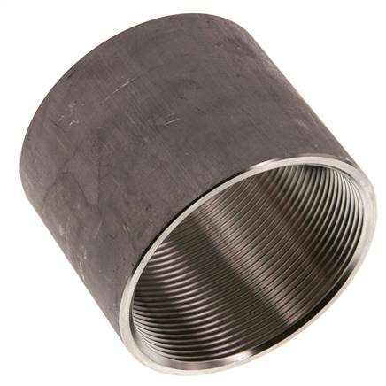 Rp 2 1/2'' x 82mm acier inoxydable soudure Socket 40 Bar DIN 2986 - 65mm