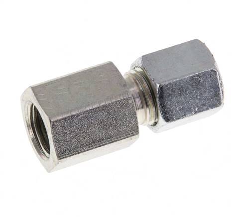 G 1/4'' x 6S Acier zingué Anneau de coupe droit 630 Bar DIN 2353