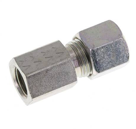 G 1/4'' x 8S Acier zingué Anneau de coupe droit 630 Bar DIN 2353