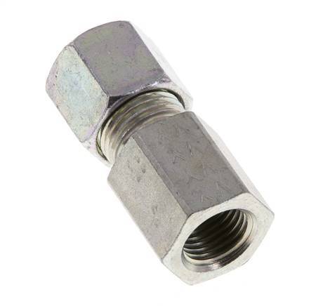 G 1/4'' x 8S Acier zingué Anneau de coupe droit 630 Bar DIN 2353