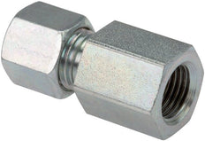G 1/4'' x 8L Zinc plated Steel Straight Cutting Ring 315 Bar DIN 2353 [2 Pieces]