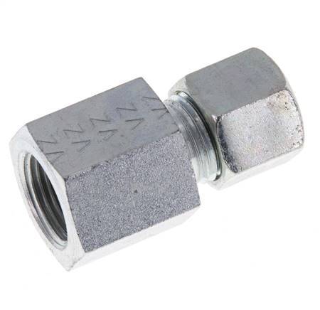 G 3/8'' x 10L Acier zingué Anneau de coupe droit 315 Barre DIN 2353