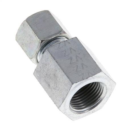 G 3/8'' x 10L Acier zingué Anneau de coupe droit 315 Barre DIN 2353