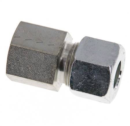 G 3/8'' x 12S Zinc plated Steel Straight Cutting Ring 630 Bar DIN 2353