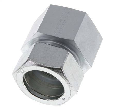 G 1 1/4'' x 35L Anneau de coupe droit en acier zingué 160 Bar DIN 2353