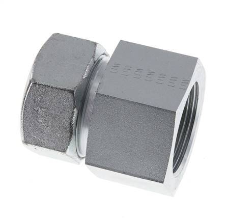 G 1 1/4'' x 35L Anneau de coupe droit en acier zingué 160 Bar DIN 2353