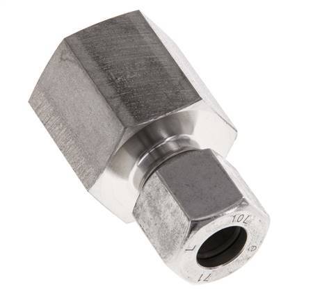 G 1/2'' x 10L Anneau de coupe droit en acier inoxydable 315 Barre DIN 2353