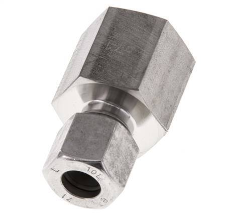 G 1/2'' x 10L Anneau de coupe droit en acier inoxydable 315 Barre DIN 2353