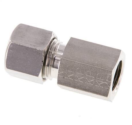 G 1/4'' x 10L Anneau de coupe droit en acier inoxydable 315 Barre DIN 2353