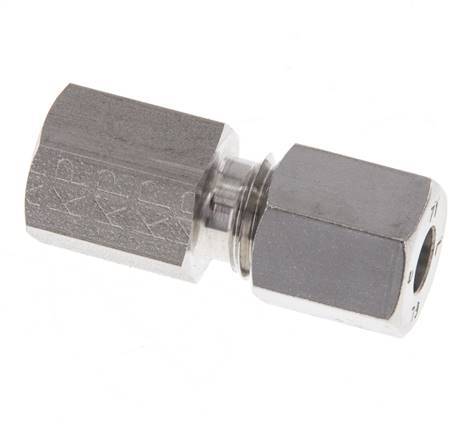 G 1/8'' x 6L Anneau de coupe droit en acier inoxydable 315 Barre DIN 2353