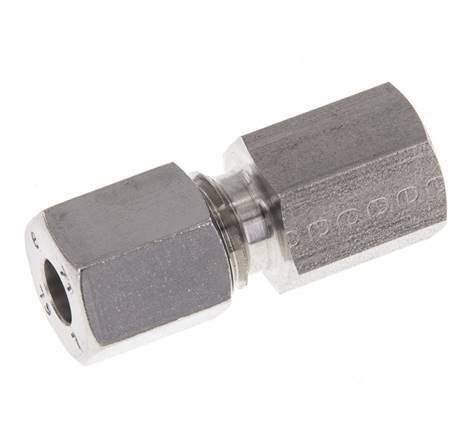 G 1/8'' x 6L Anneau de coupe droit en acier inoxydable 315 Barre DIN 2353