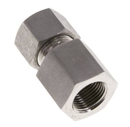 G 3/8'' x 12L Anneau de coupe droit en acier inoxydable 315 Barre DIN 2353