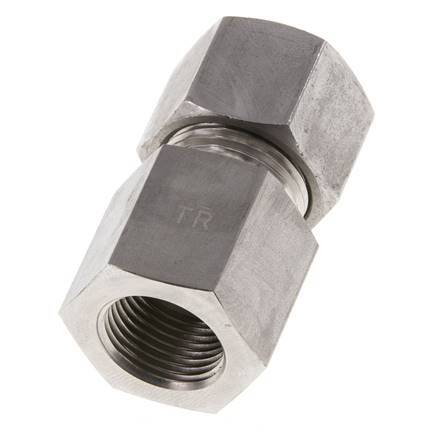 G 3/8'' x 12S Anneau de coupe droit en acier inoxydable 630 Bar DIN 2353