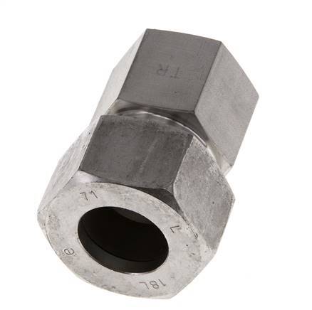 G 3/8'' x 18L Anneau de coupe droit en acier inoxydable 315 Barre DIN 2353