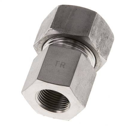 G 3/8'' x 18L Anneau de coupe droit en acier inoxydable 315 Barre DIN 2353