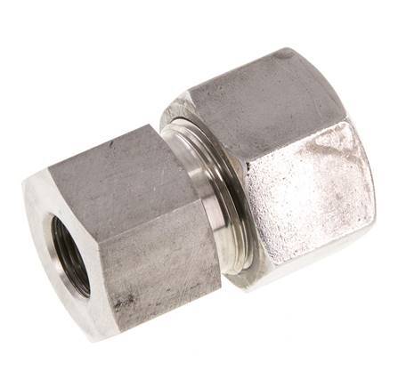 G 3/8'' x 20S Stainless steel Straight Cutting Ring 400 Bar DIN 2353