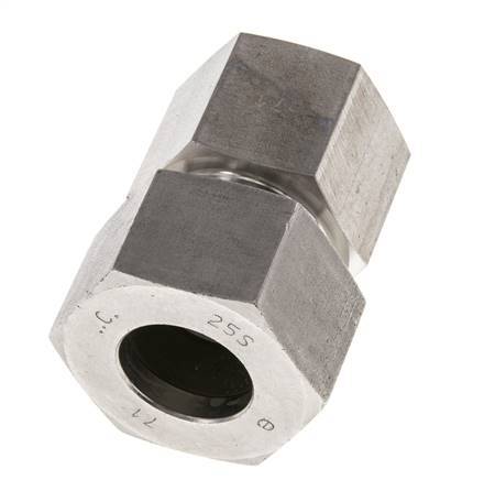 G 1'' x 25S Stainless steel Straight Cutting Ring 400 Bar DIN 2353