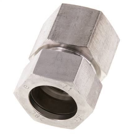 G 1'' x 28L Anneau de coupe droit en acier inoxydable 160 Bar DIN 2353