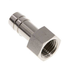 G 1/4'' x 10mm Nickel plated Brass Hose barb 16 Bar [5 Pieces]