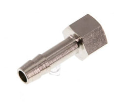 G 1/8'' x 6mm Nickel plated Brass Hose barb 16 Bar [5 Pieces]