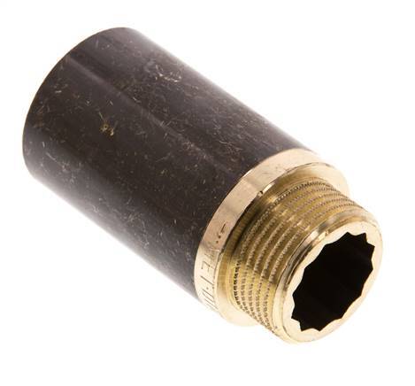 G 3/4'' F/M Prolongement en laiton DIN 3523 - 50 mm