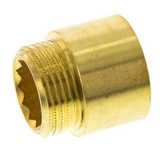 G 1'' F/M Brass Extension DIN 3523 - 25 mm