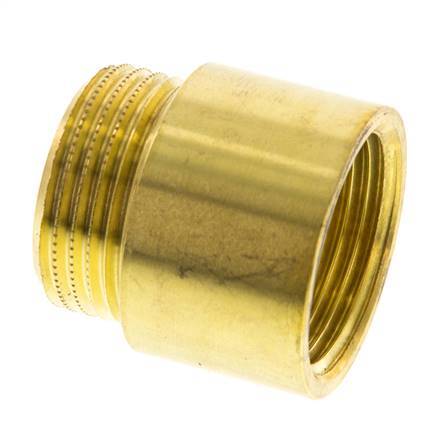 G 1'' F/M Brass Extension DIN 3523 - 25 mm