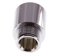 G 1/2'' F/M Laiton chromé Prolongation DIN 3523 - 25 mm